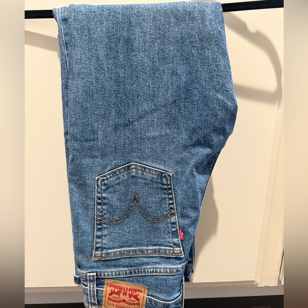 Levi's Blue Wedgie Straight Leg Women's Pants